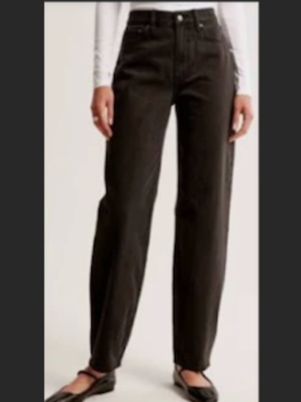 Abercrombie High Rise Taper Jean